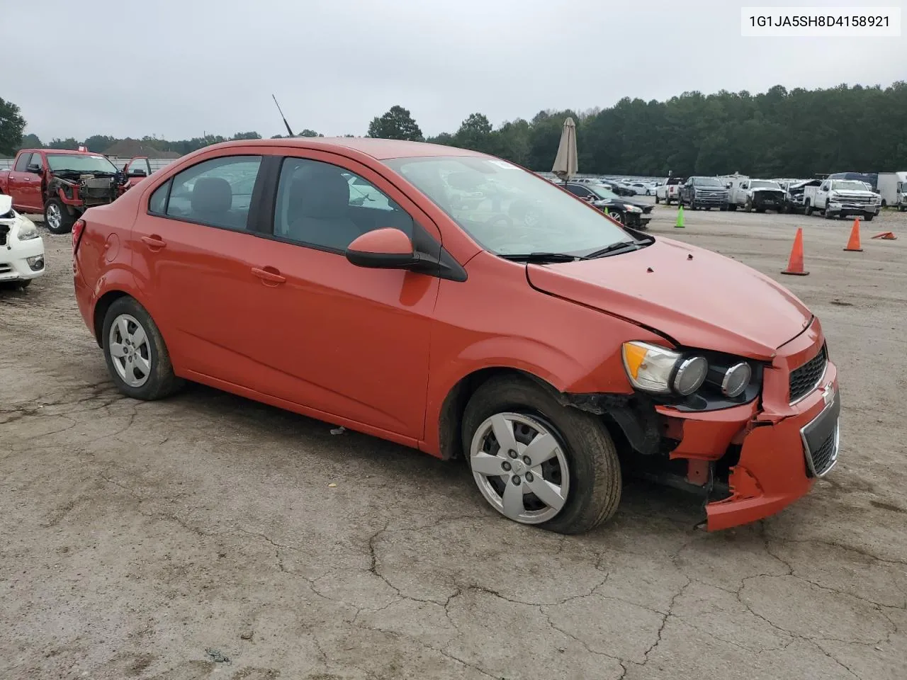 2013 Chevrolet Sonic Ls VIN: 1G1JA5SH8D4158921 Lot: 70866814