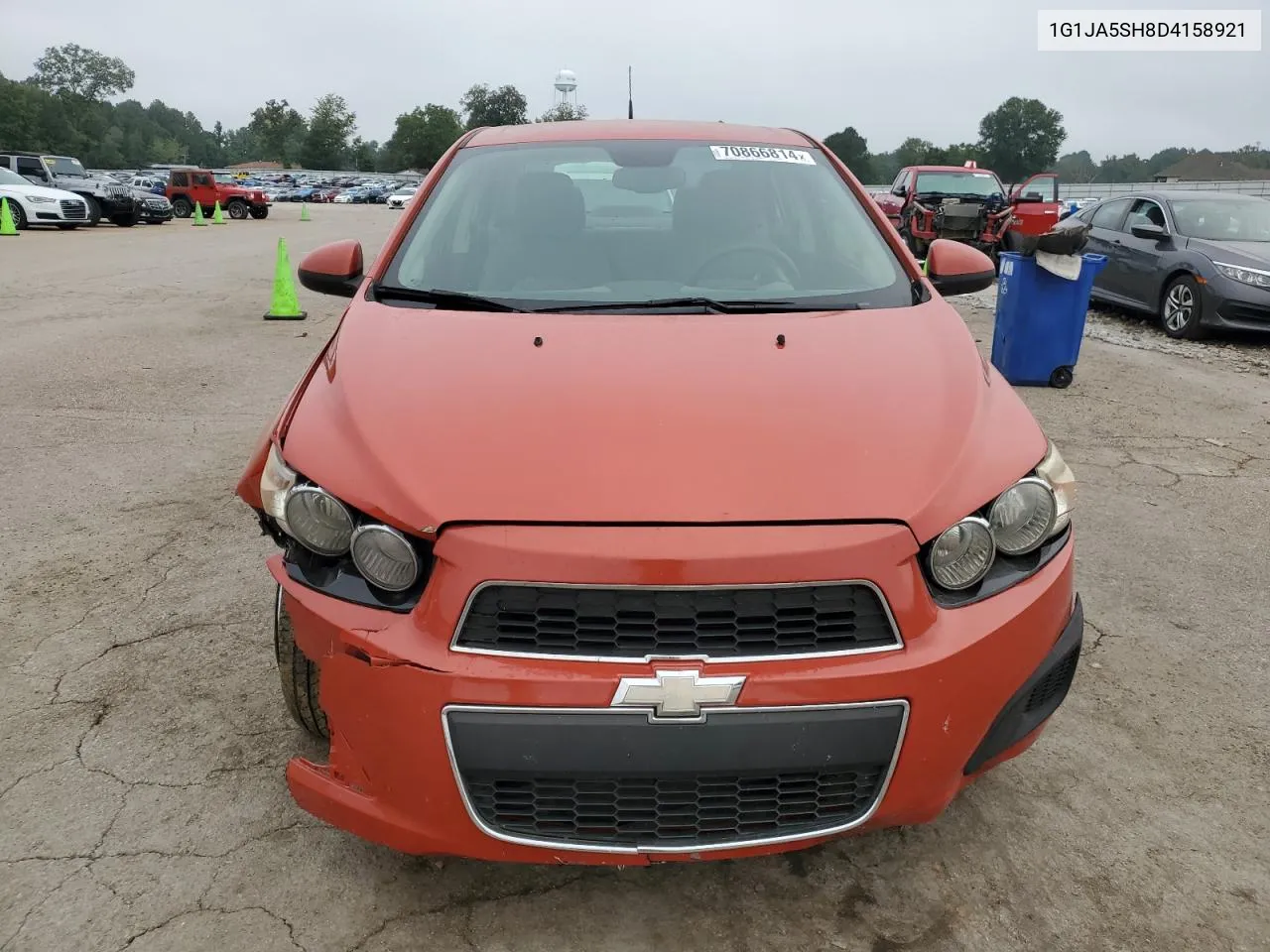 2013 Chevrolet Sonic Ls VIN: 1G1JA5SH8D4158921 Lot: 70866814