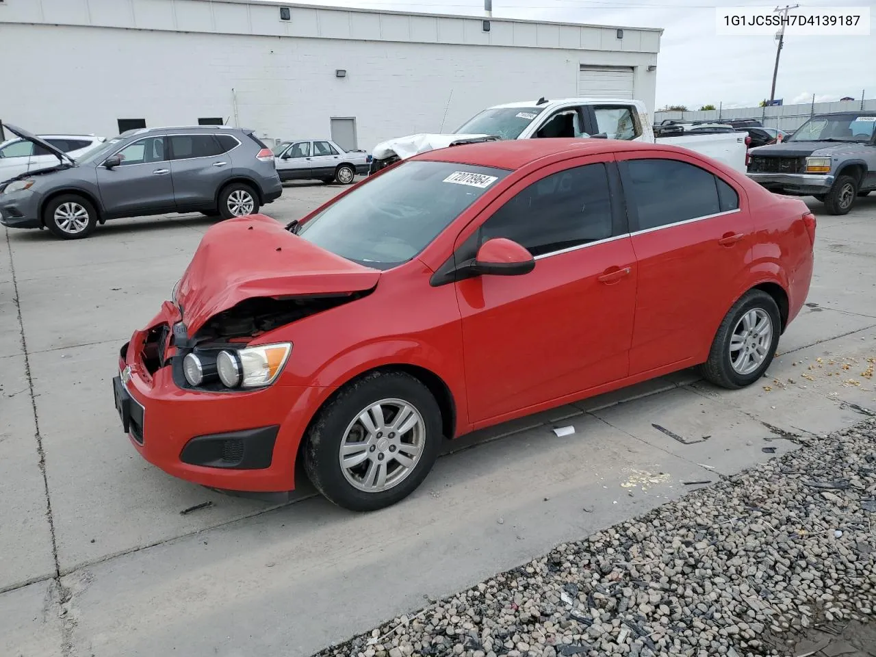 2013 Chevrolet Sonic Lt VIN: 1G1JC5SH7D4139187 Lot: 72078964