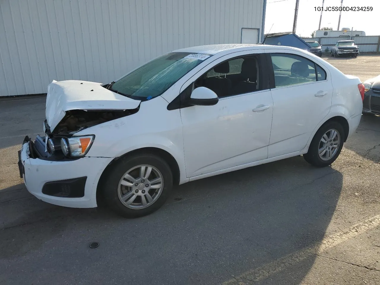 2013 Chevrolet Sonic Lt VIN: 1G1JC5SG0D4234259 Lot: 72086314