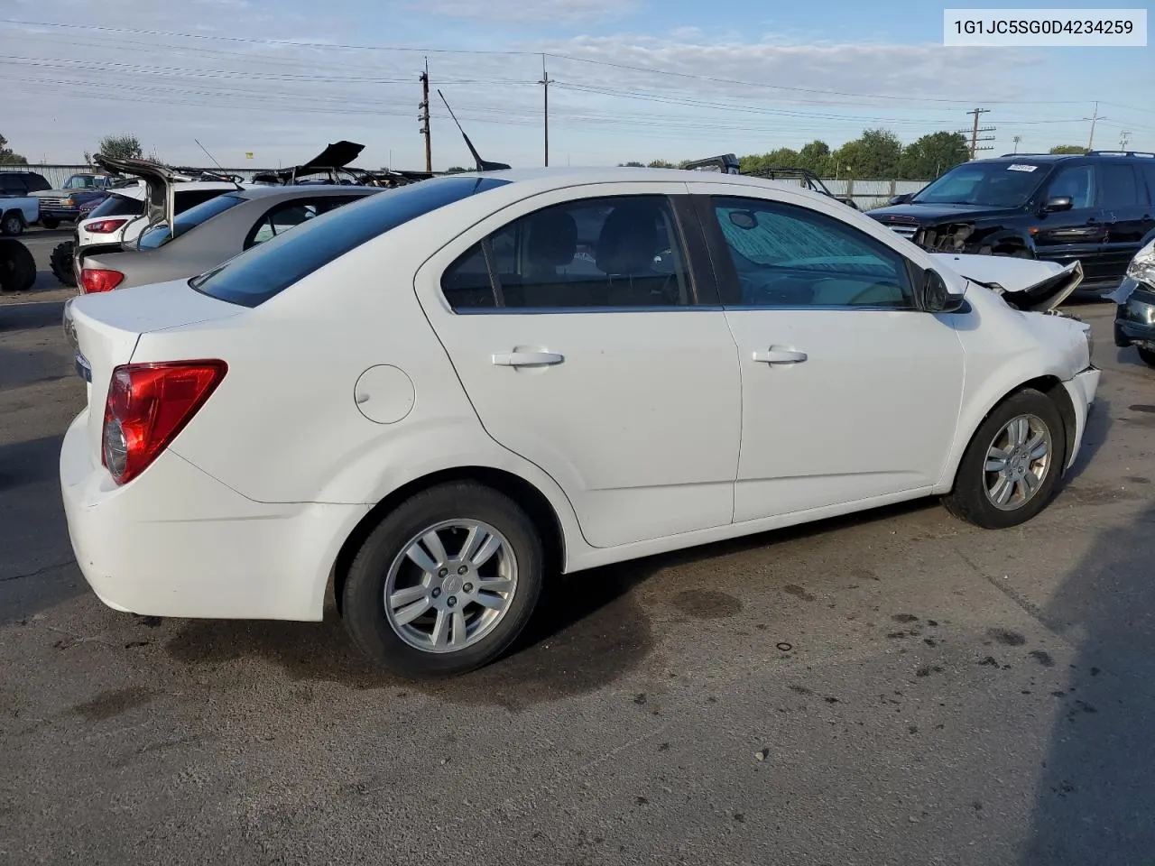 2013 Chevrolet Sonic Lt VIN: 1G1JC5SG0D4234259 Lot: 72086314