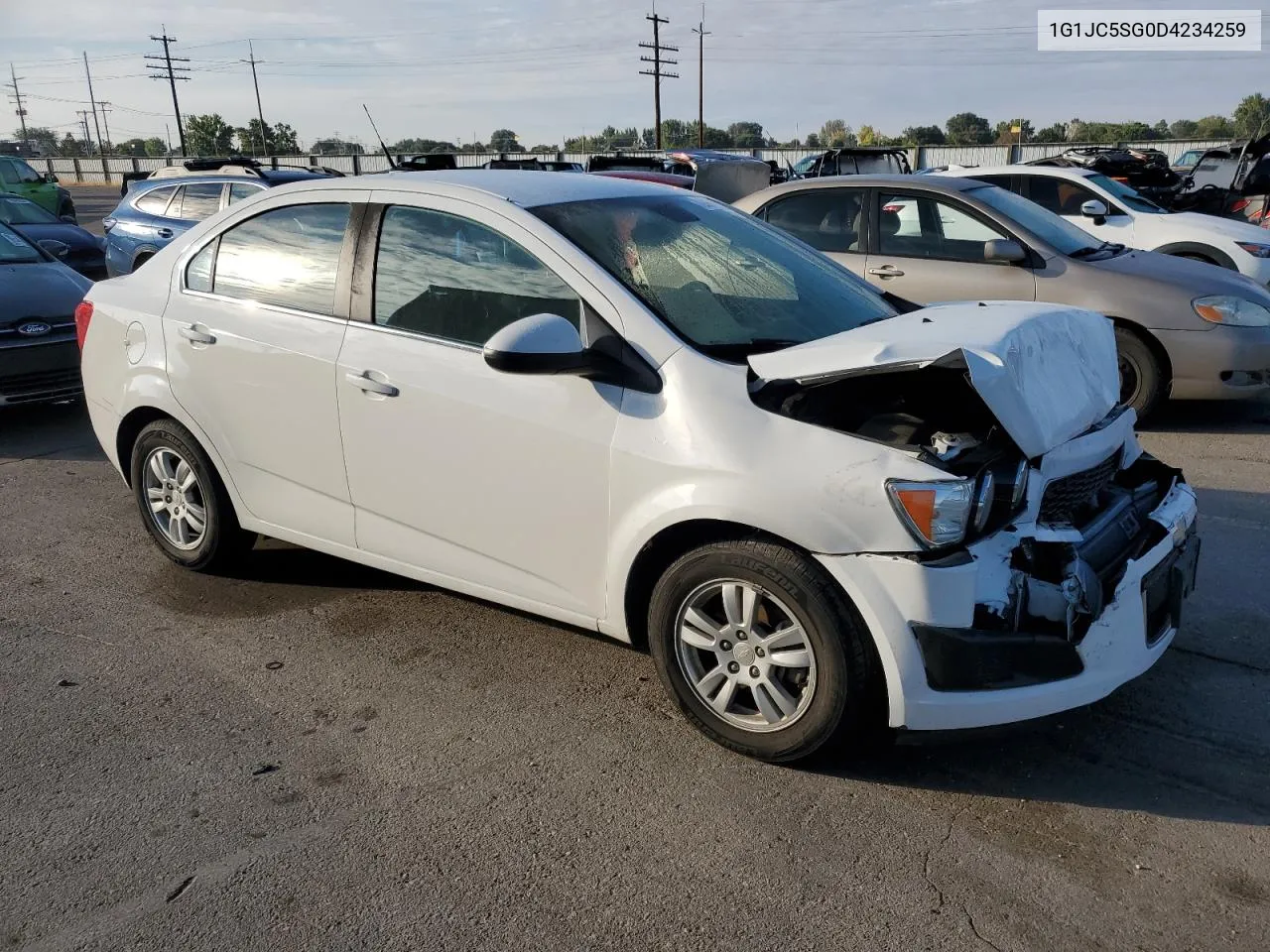 2013 Chevrolet Sonic Lt VIN: 1G1JC5SG0D4234259 Lot: 72086314