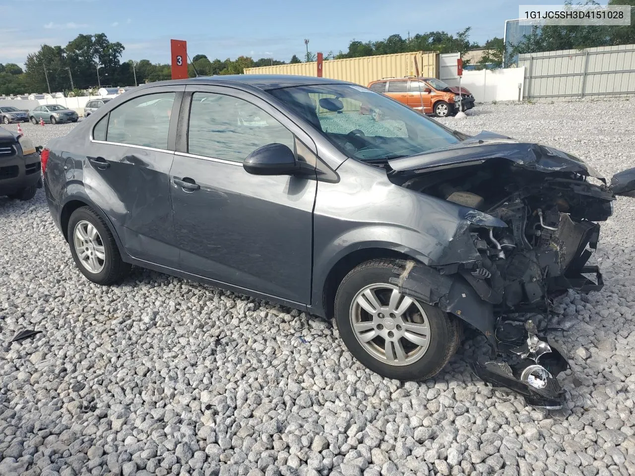 2013 Chevrolet Sonic Lt VIN: 1G1JC5SH3D4151028 Lot: 72222324