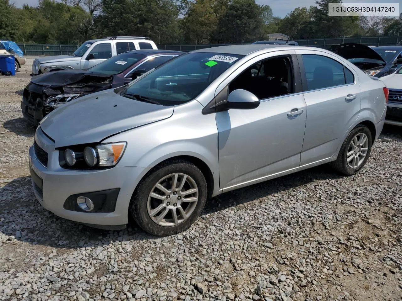 1G1JC5SH3D4147240 2013 Chevrolet Sonic Lt