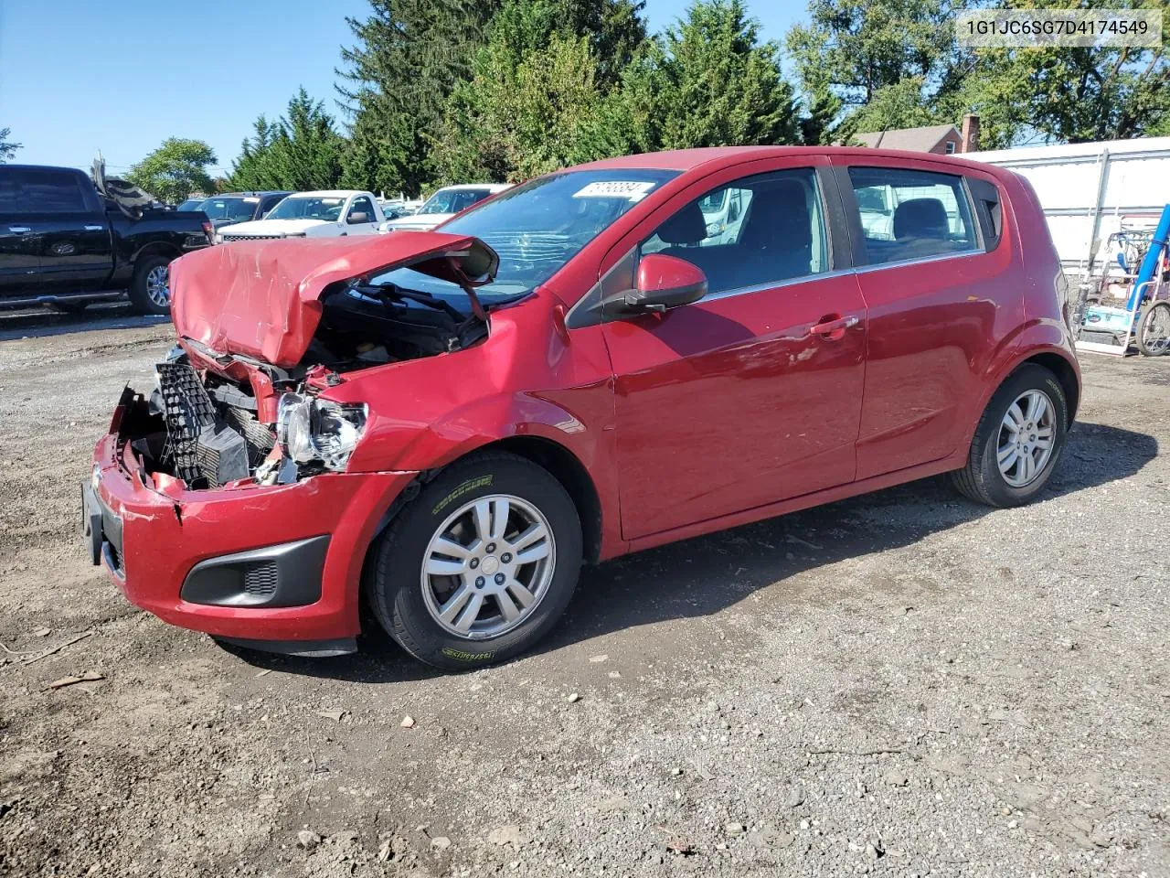 2013 Chevrolet Sonic Lt VIN: 1G1JC6SG7D4174549 Lot: 73793384