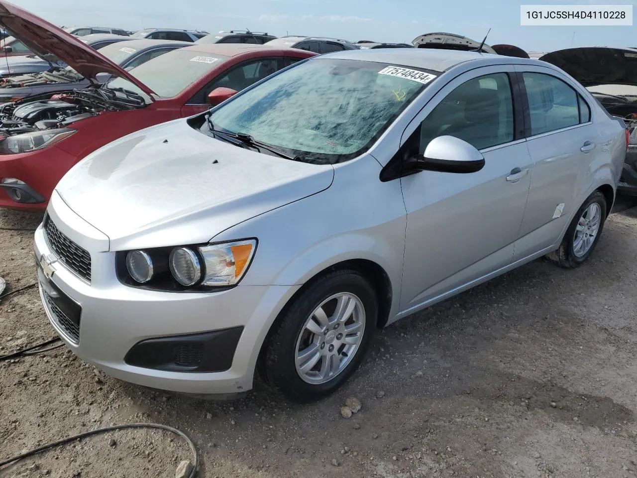 1G1JC5SH4D4110228 2013 Chevrolet Sonic Lt