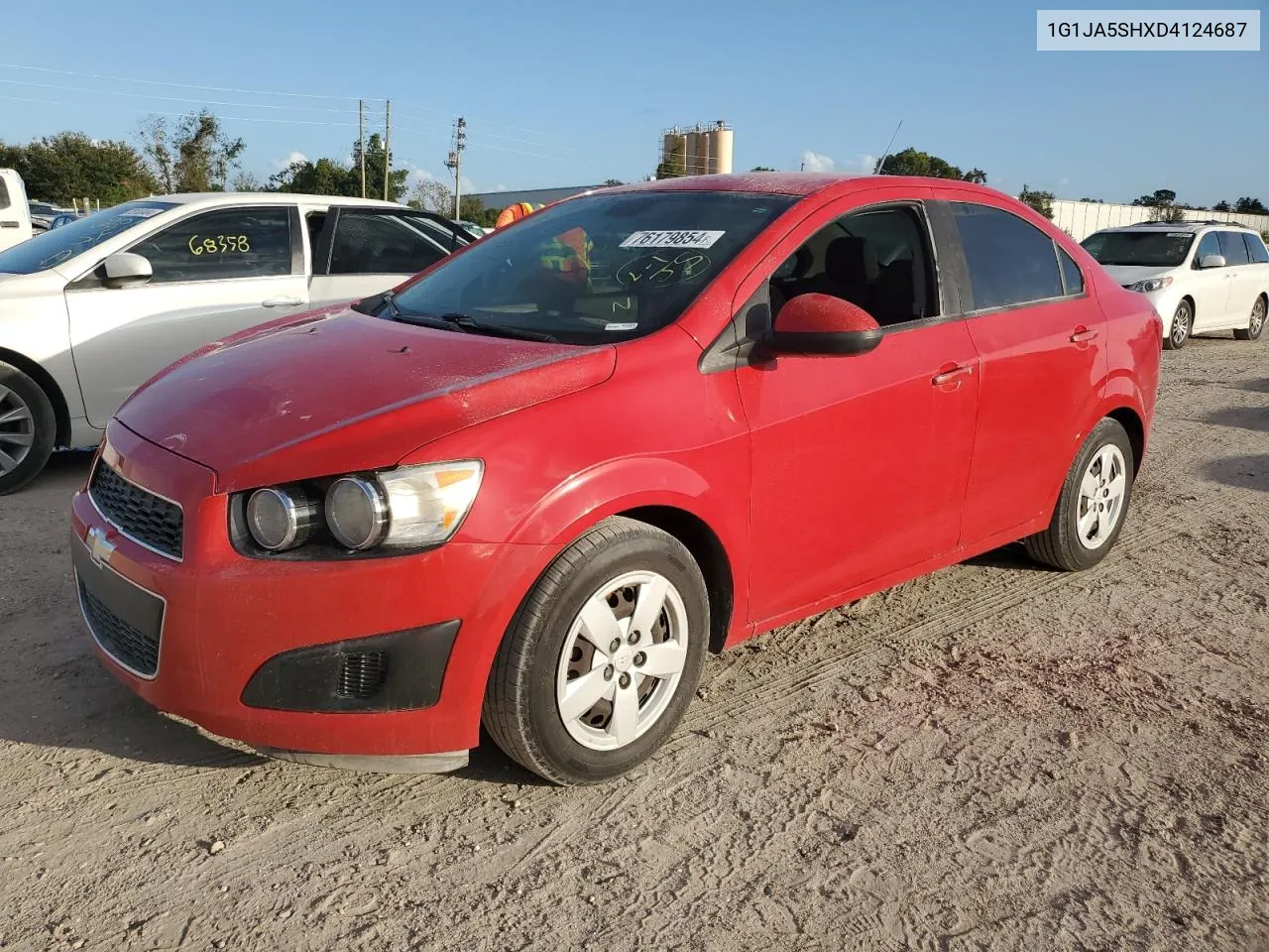 2013 Chevrolet Sonic Ls VIN: 1G1JA5SHXD4124687 Lot: 76179854