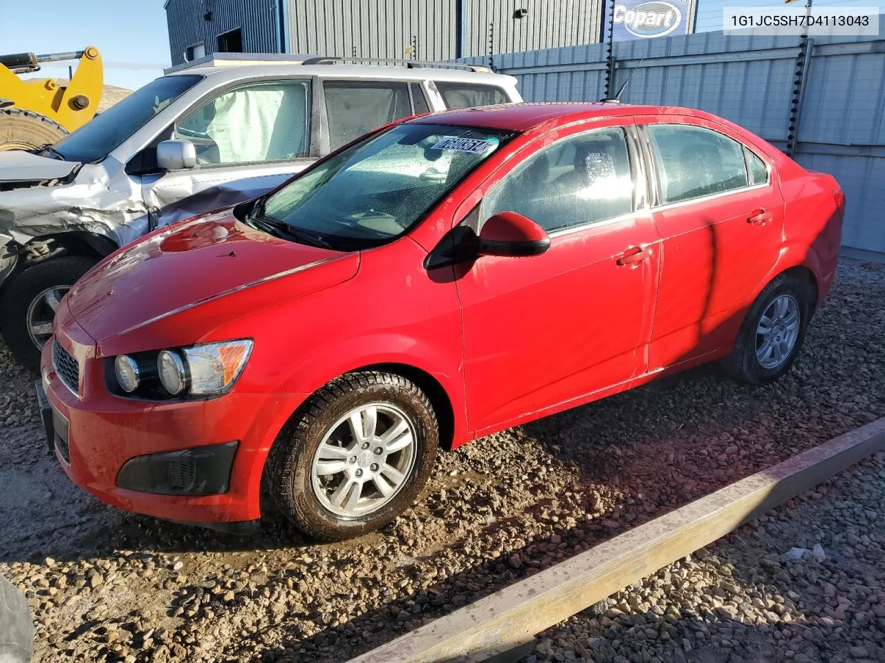 2013 Chevrolet Sonic Lt VIN: 1G1JC5SH7D4113043 Lot: 76803614