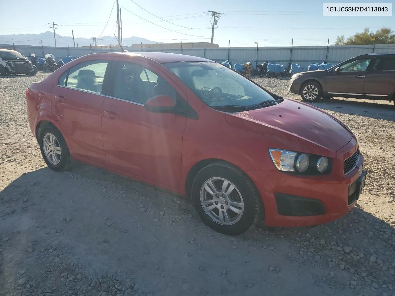 2013 Chevrolet Sonic Lt VIN: 1G1JC5SH7D4113043 Lot: 76803614