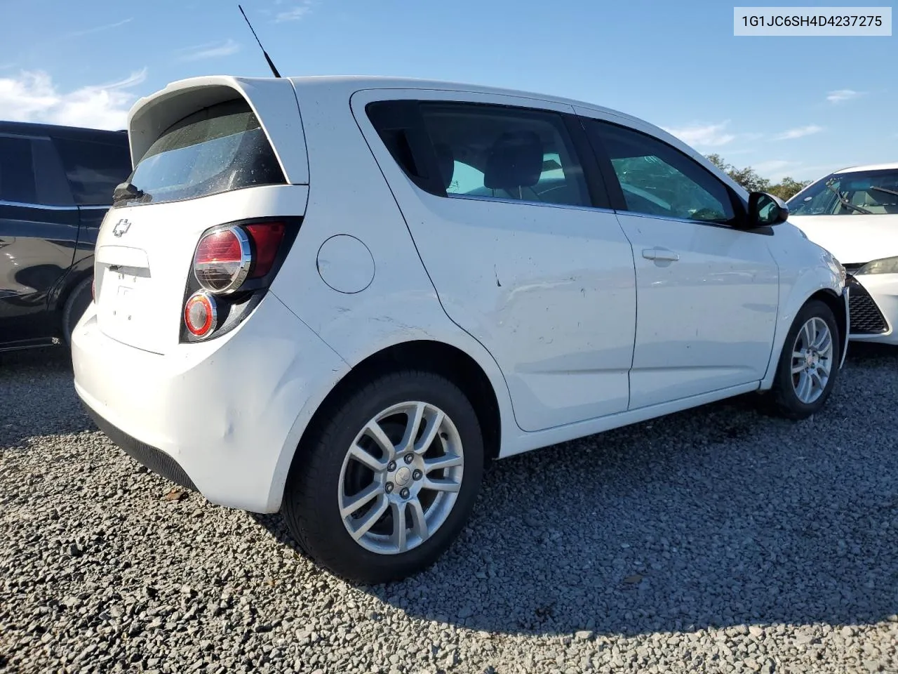 2013 Chevrolet Sonic Lt VIN: 1G1JC6SH4D4237275 Lot: 76835184