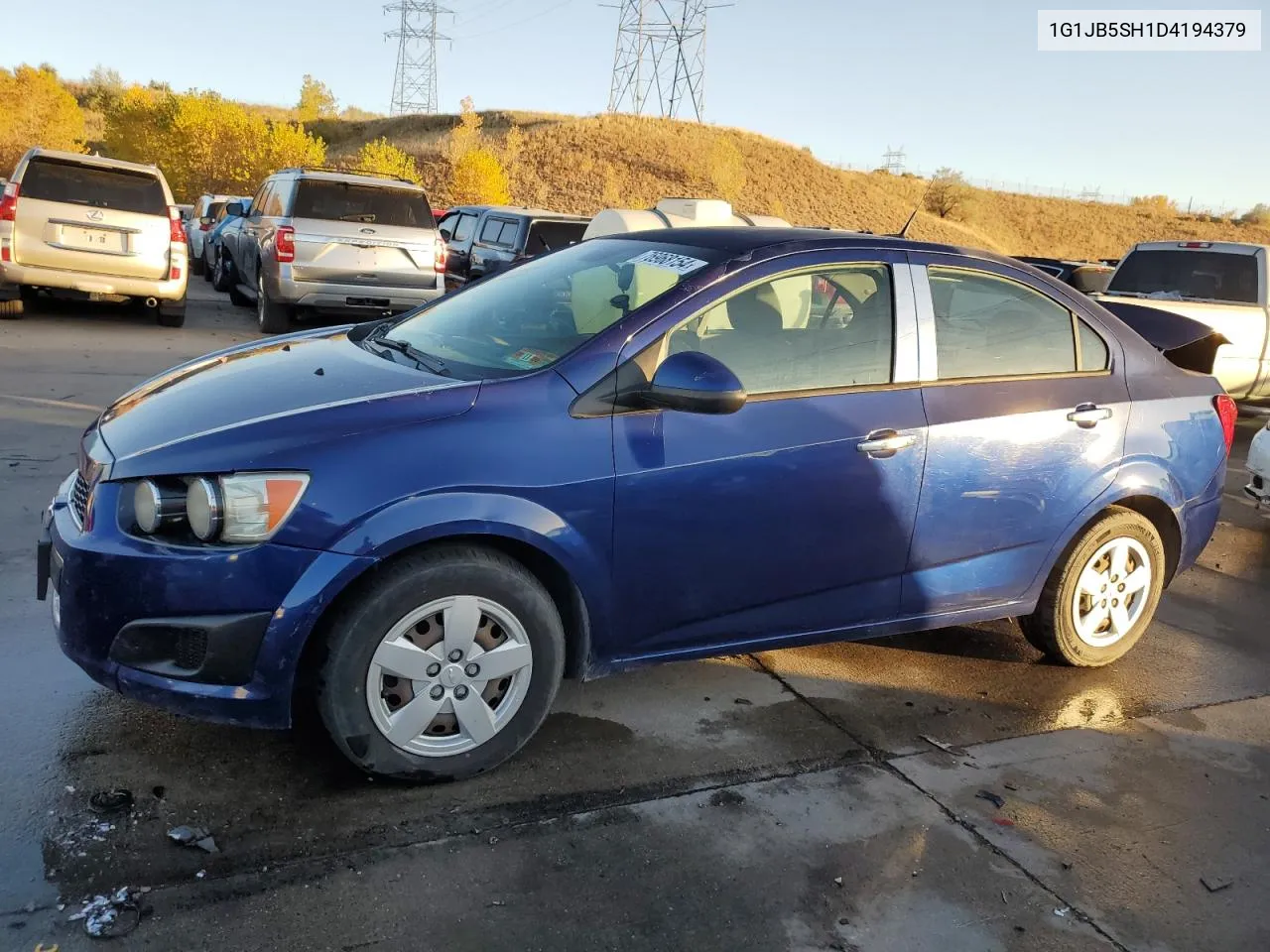 2013 Chevrolet Sonic Ls VIN: 1G1JB5SH1D4194379 Lot: 76968154