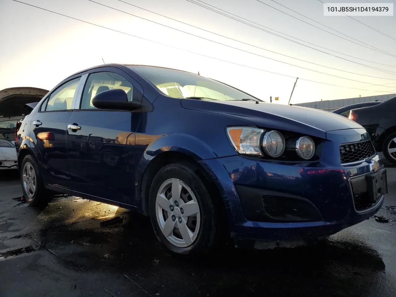 2013 Chevrolet Sonic Ls VIN: 1G1JB5SH1D4194379 Lot: 76968154