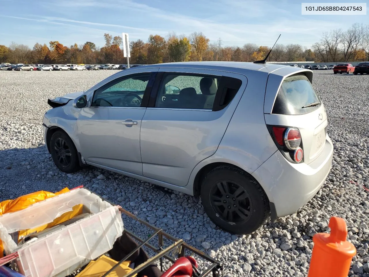 2013 Chevrolet Sonic Lt VIN: 1G1JD6SB8D4247543 Lot: 77837834