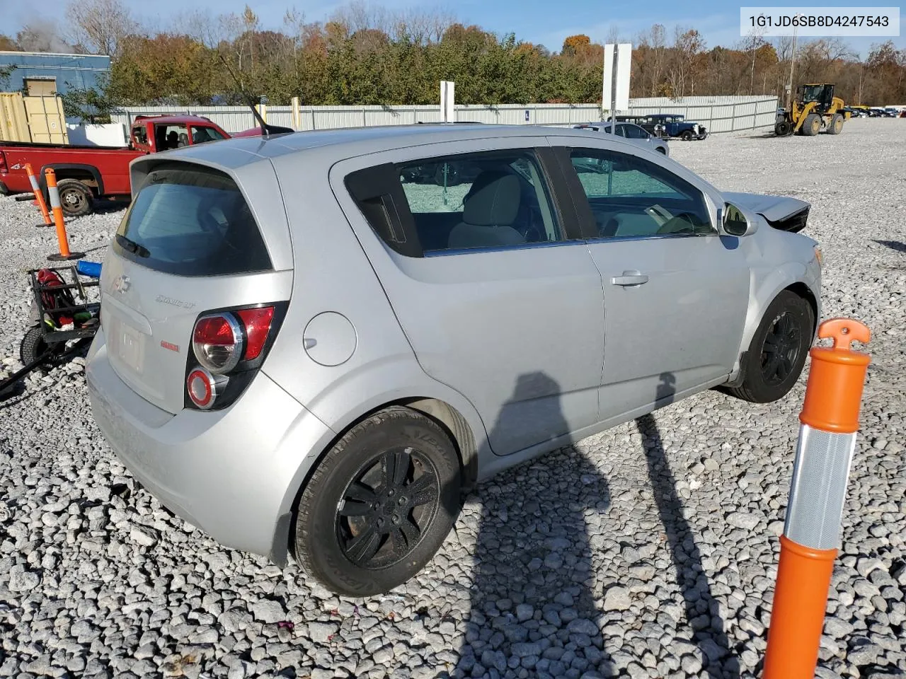 2013 Chevrolet Sonic Lt VIN: 1G1JD6SB8D4247543 Lot: 77837834