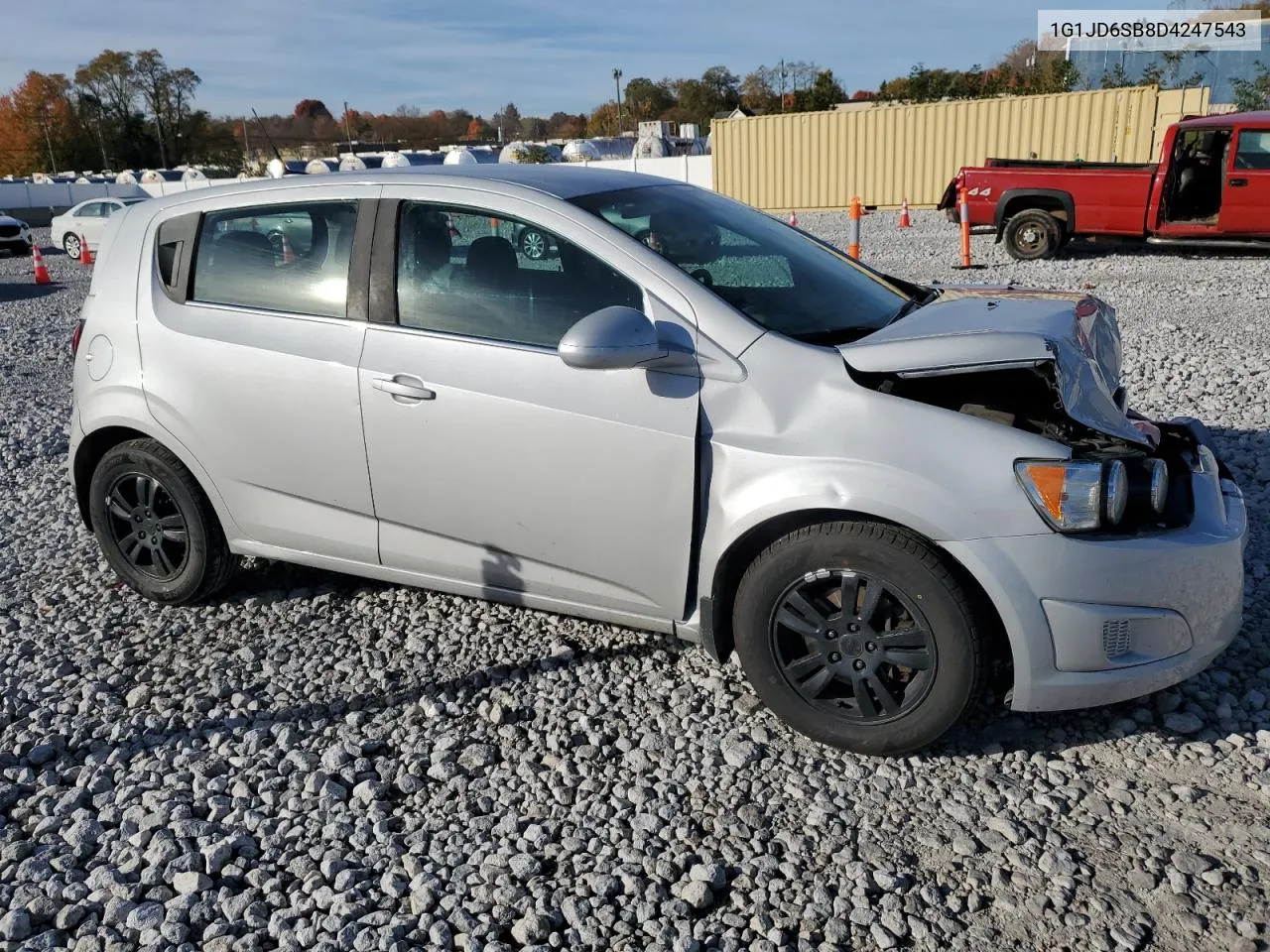 2013 Chevrolet Sonic Lt VIN: 1G1JD6SB8D4247543 Lot: 77837834