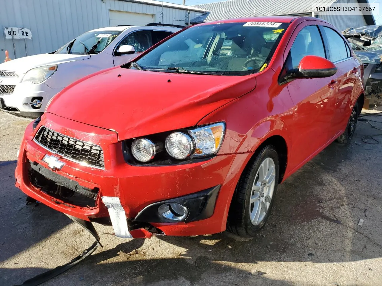 2013 Chevrolet Sonic Lt VIN: 1G1JC5SH3D4197667 Lot: 78608224