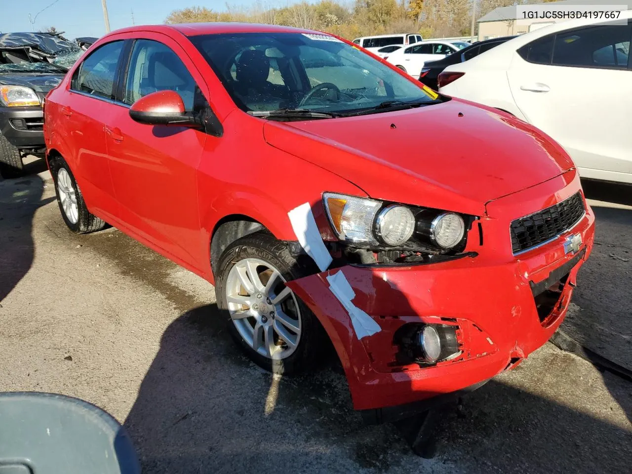 2013 Chevrolet Sonic Lt VIN: 1G1JC5SH3D4197667 Lot: 78608224