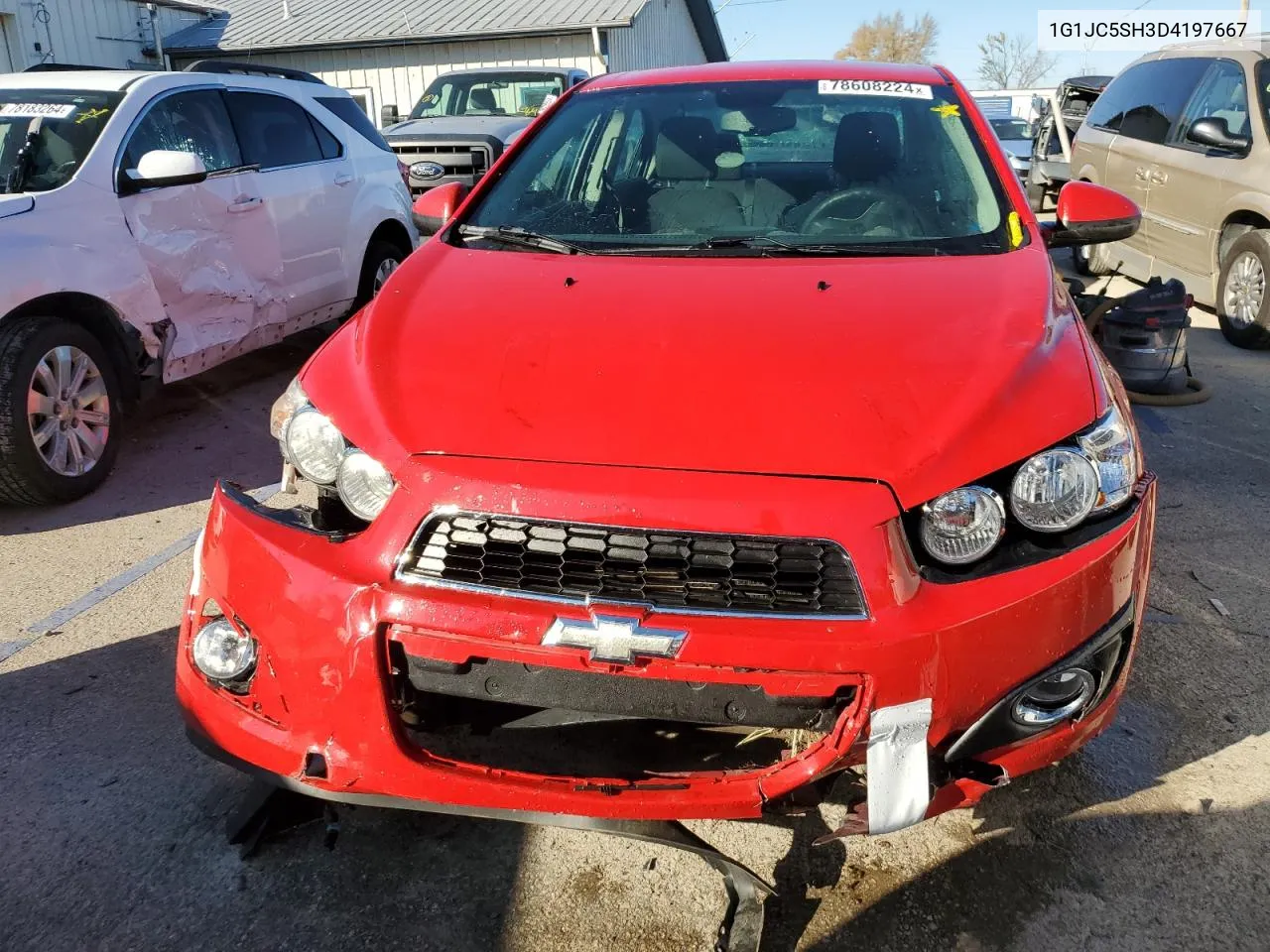 2013 Chevrolet Sonic Lt VIN: 1G1JC5SH3D4197667 Lot: 78608224