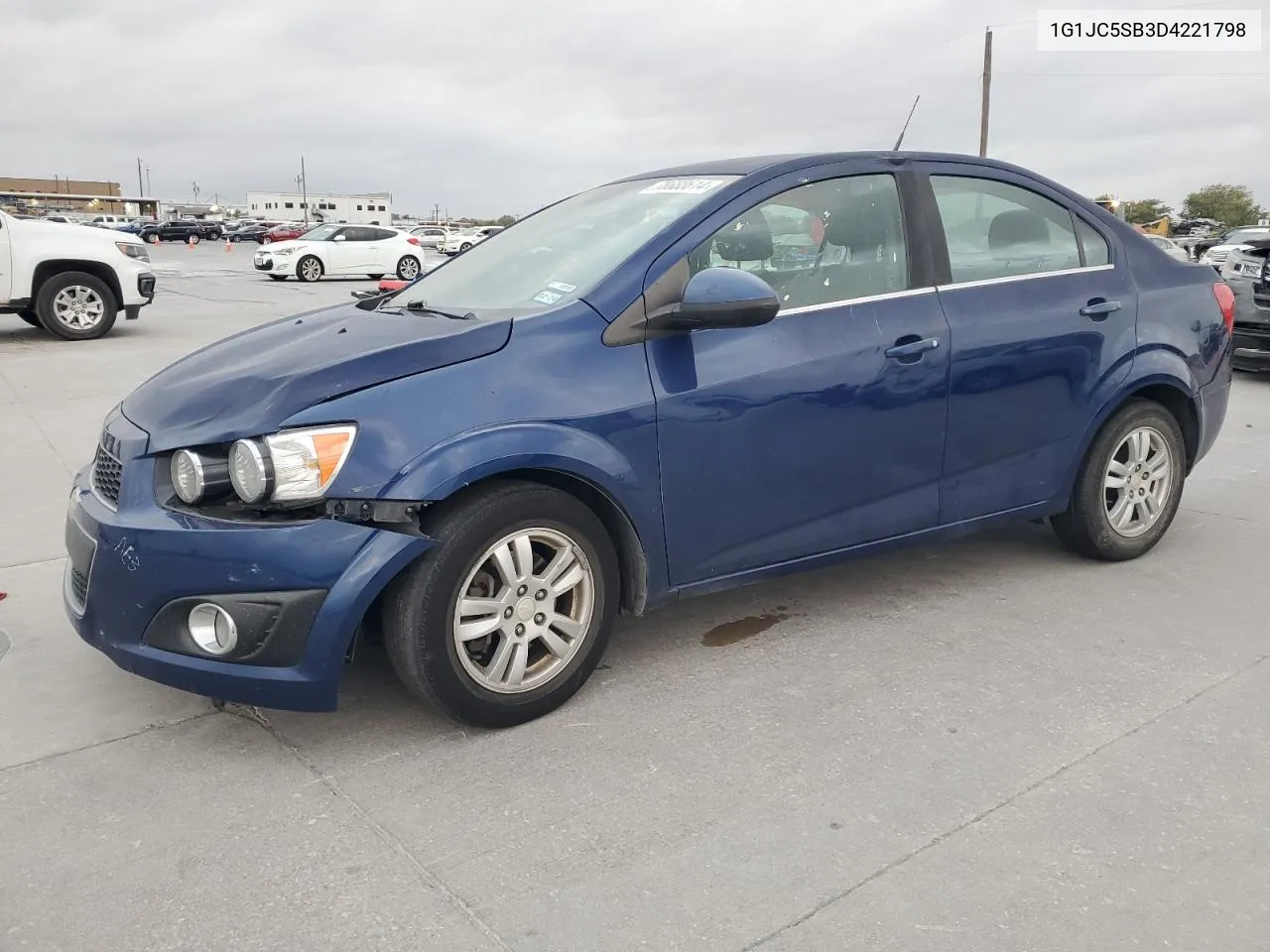 2013 Chevrolet Sonic Lt VIN: 1G1JC5SB3D4221798 Lot: 78690294