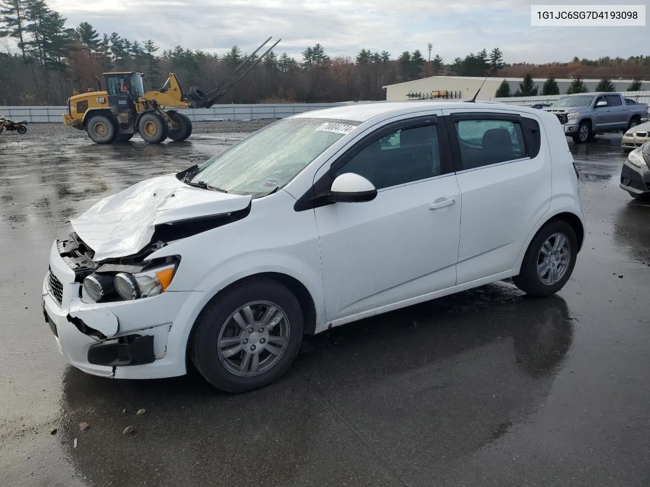 2013 Chevrolet Sonic Lt VIN: 1G1JC6SG7D4193098 Lot: 78804774