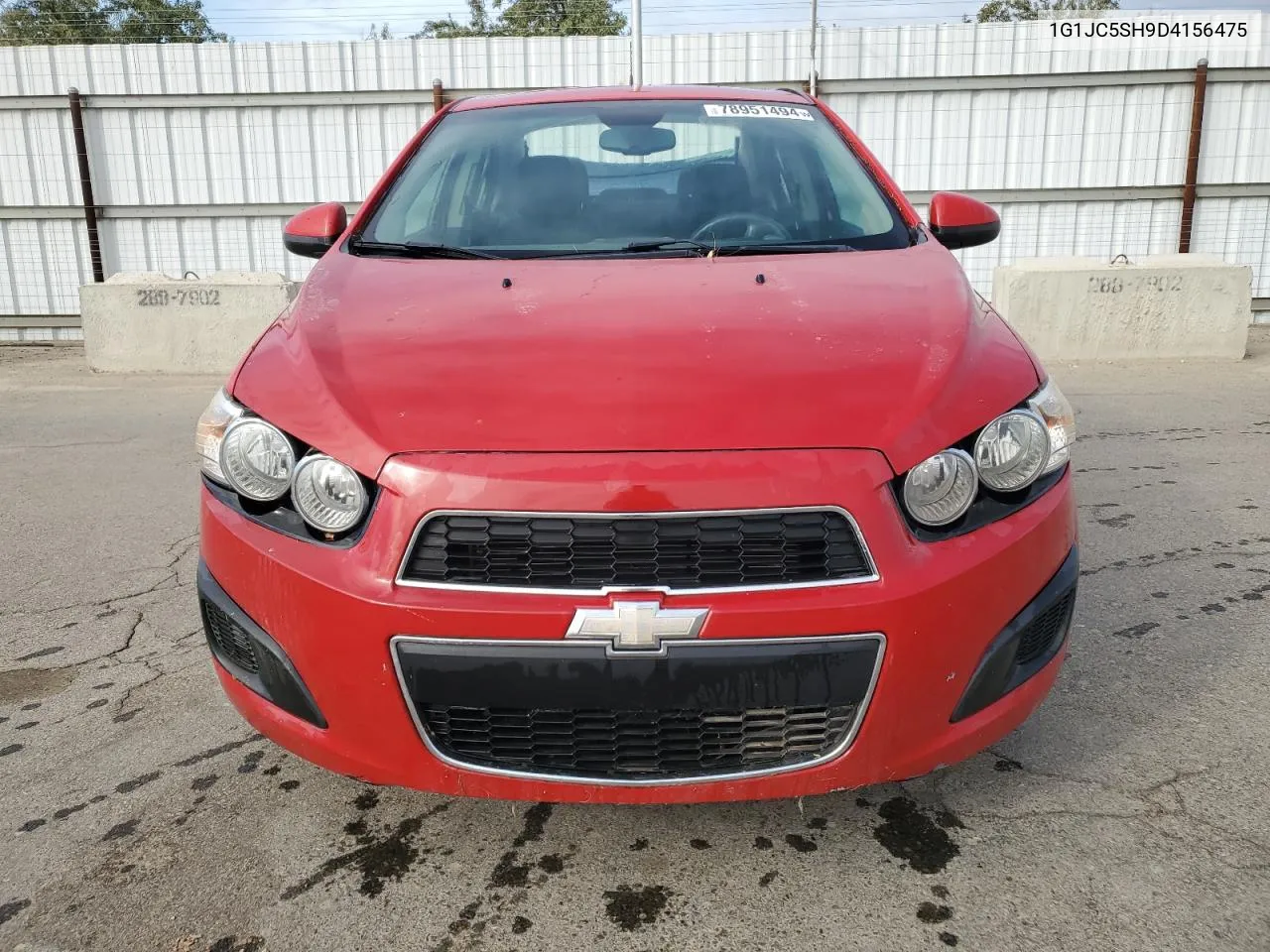 2013 Chevrolet Sonic Lt VIN: 1G1JC5SH9D4156475 Lot: 78951494