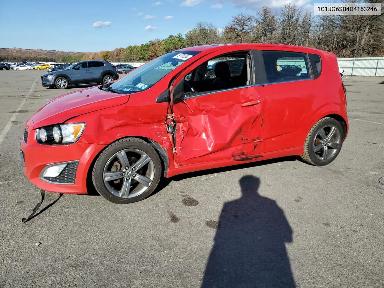 2013 Chevrolet Sonic Rs VIN: 1G1JG6SB4D4153246 Lot: 79778264