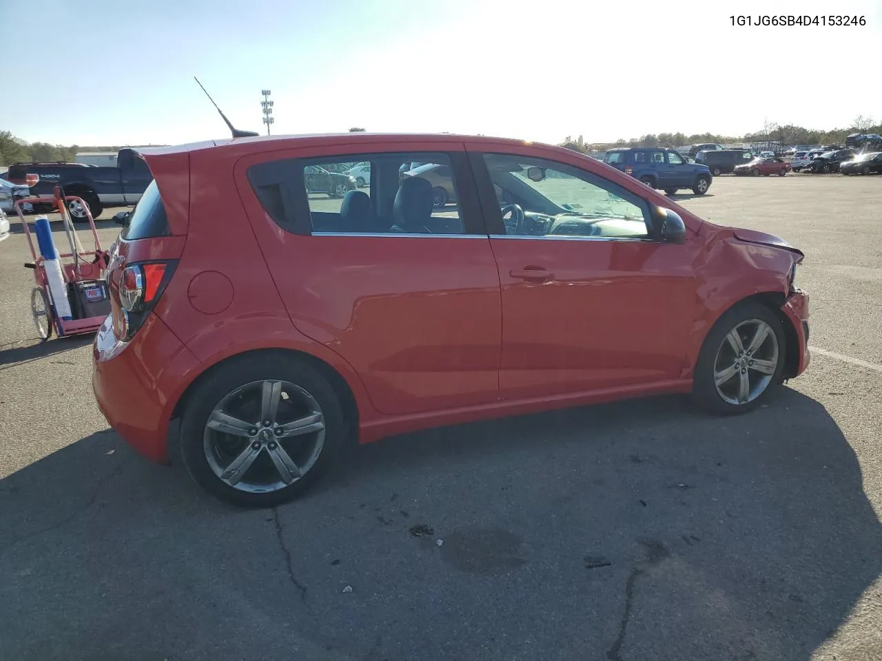 2013 Chevrolet Sonic Rs VIN: 1G1JG6SB4D4153246 Lot: 79778264