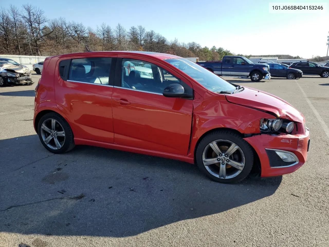 2013 Chevrolet Sonic Rs VIN: 1G1JG6SB4D4153246 Lot: 79778264