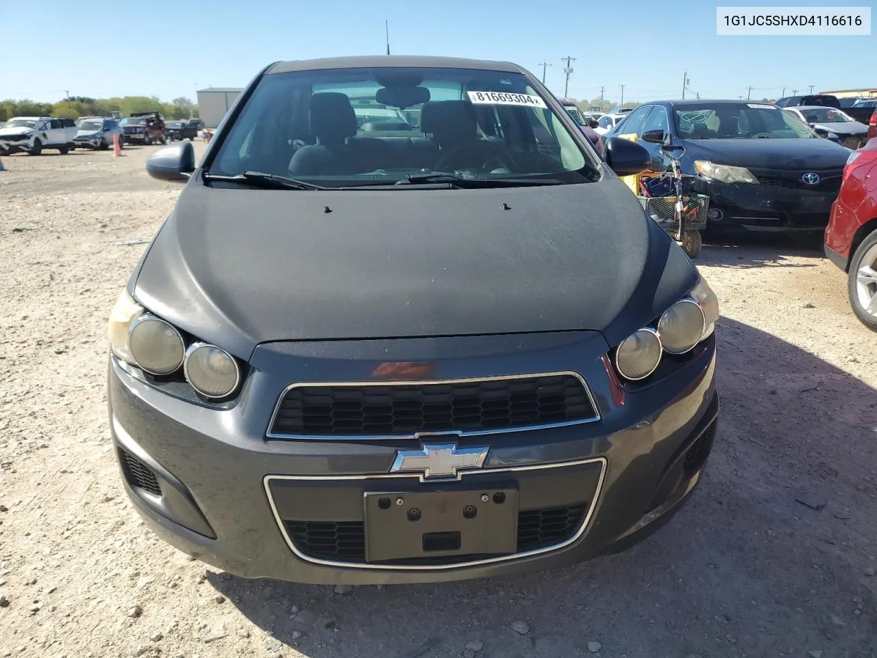 2013 Chevrolet Sonic Lt VIN: 1G1JC5SHXD4116616 Lot: 81669304