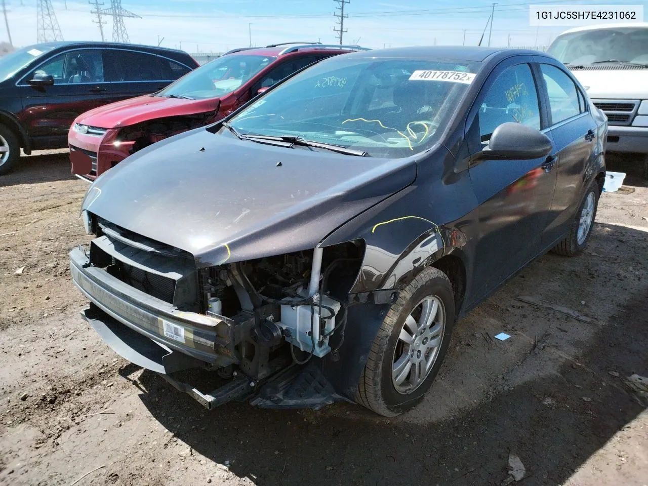 2014 Chevrolet Sonic Lt VIN: 1G1JC5SH7E4231062 Lot: 40178752