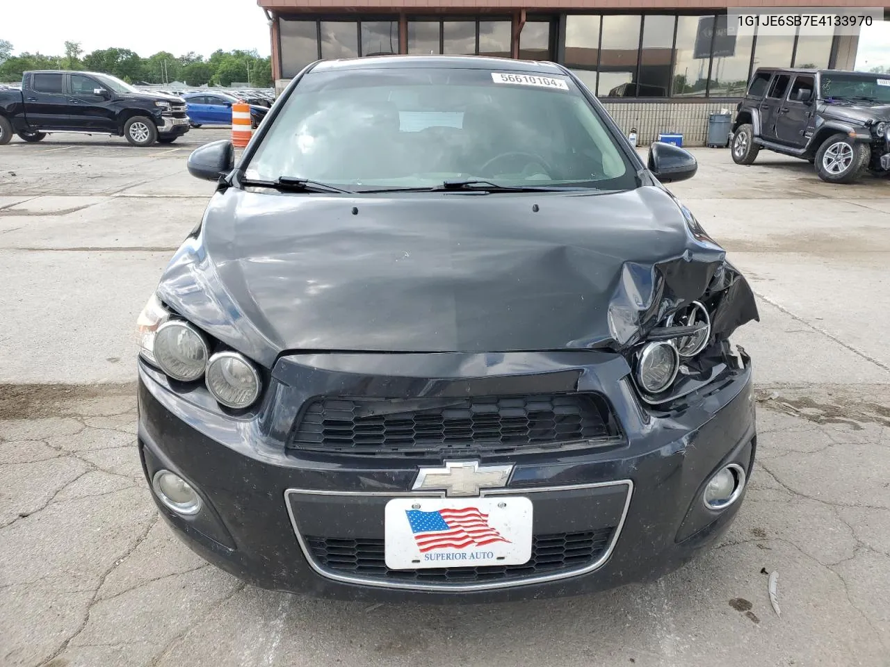 2014 Chevrolet Sonic Ltz VIN: 1G1JE6SB7E4133970 Lot: 56610104