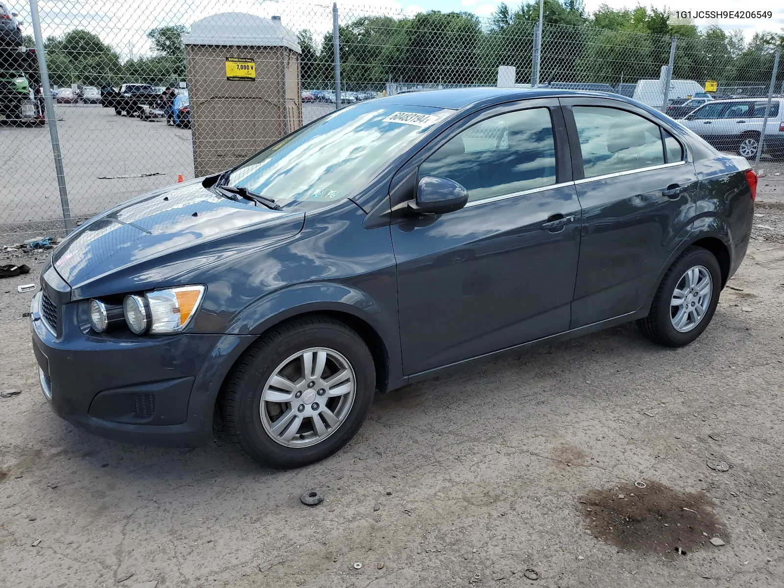 2014 Chevrolet Sonic Lt VIN: 1G1JC5SH9E4206549 Lot: 60483194