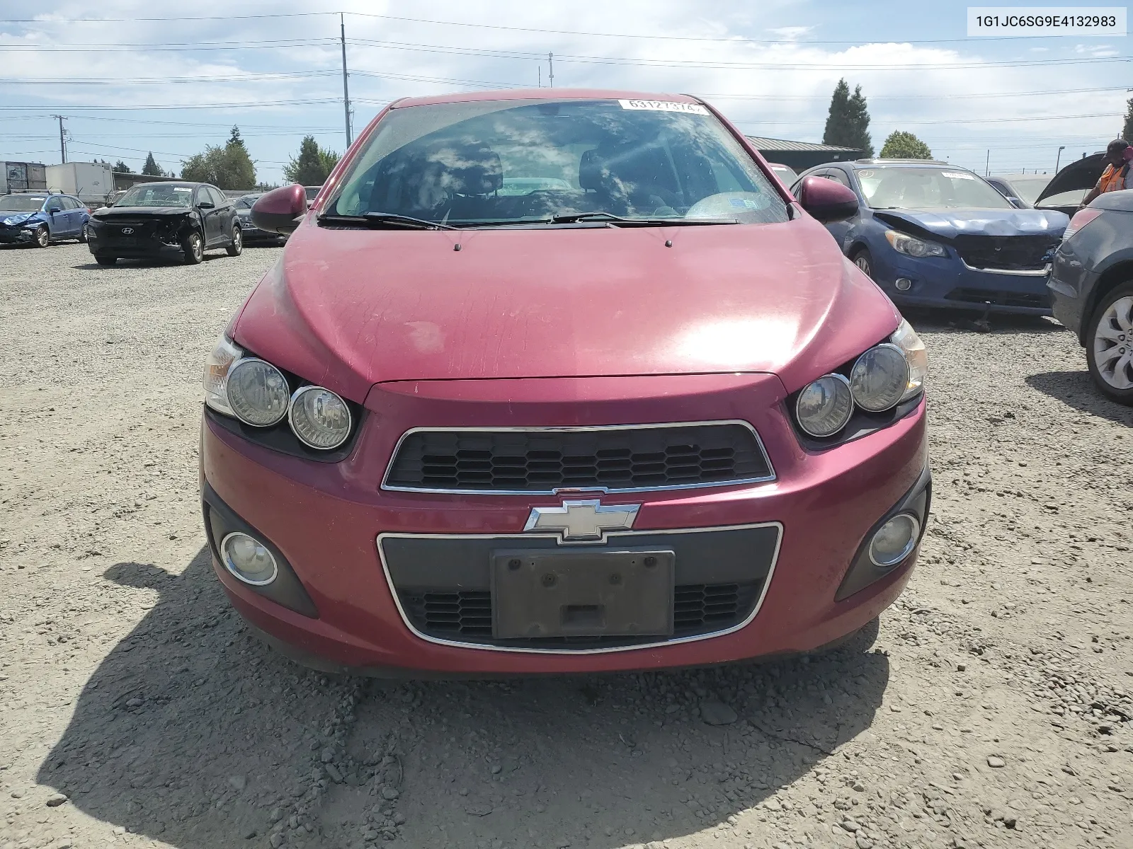 1G1JC6SG9E4132983 2014 Chevrolet Sonic Lt