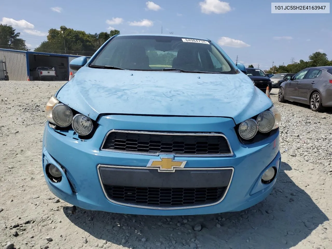 2014 Chevrolet Sonic Lt VIN: 1G1JC5SH2E4163947 Lot: 64984734