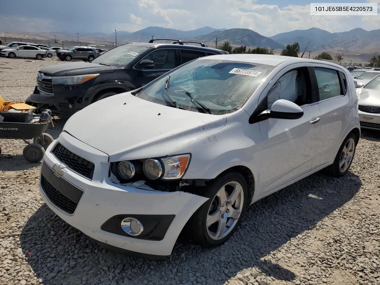 2014 Chevrolet Sonic Ltz VIN: 1G1JE6SB5E4220573 Lot: 66773974