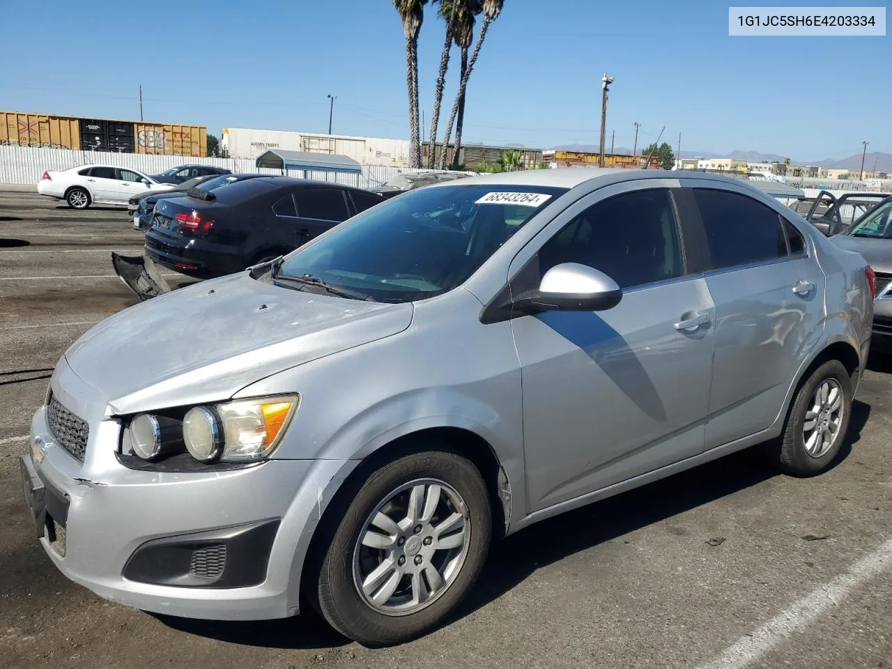 1G1JC5SH6E4203334 2014 Chevrolet Sonic Lt