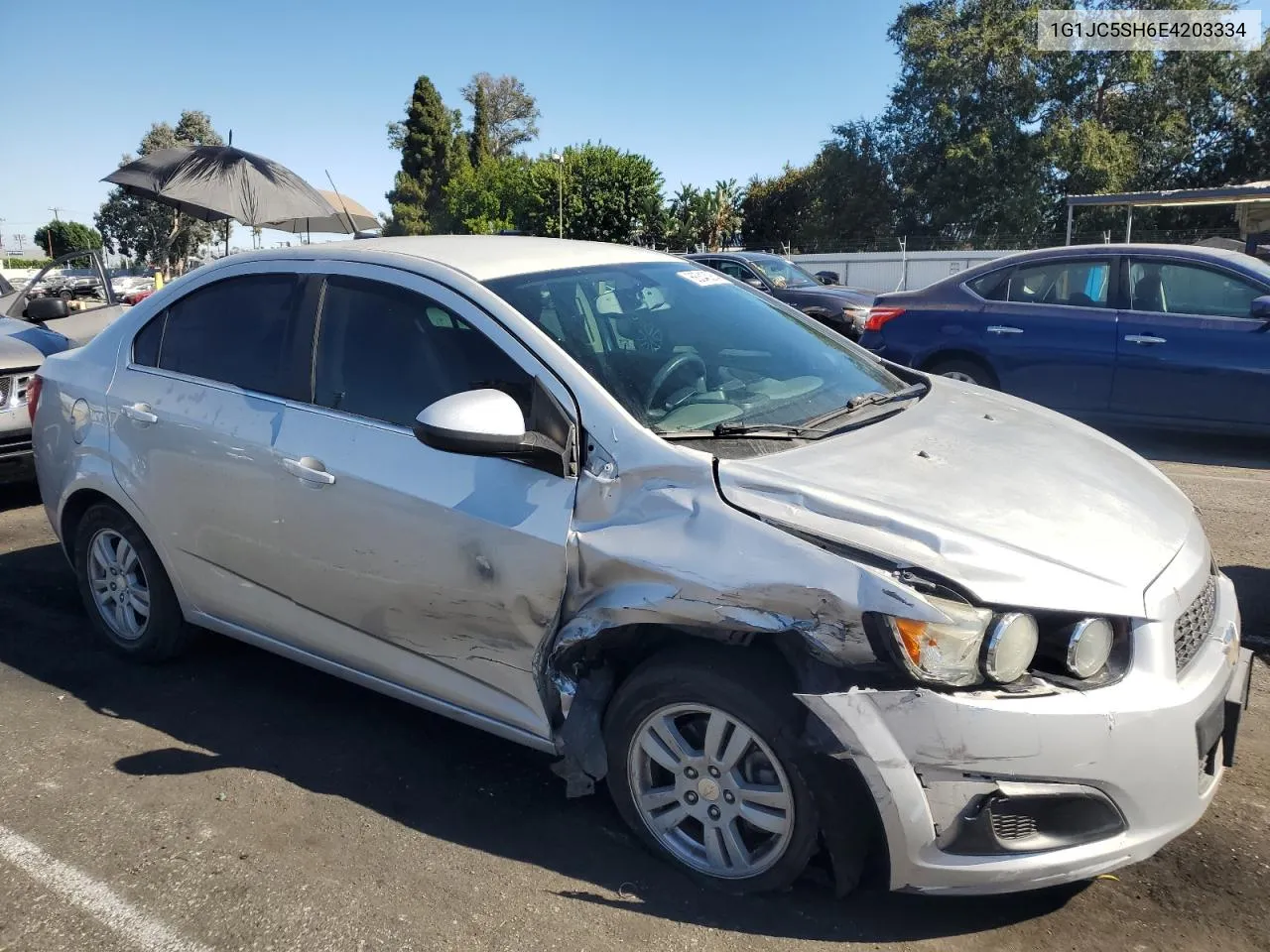 1G1JC5SH6E4203334 2014 Chevrolet Sonic Lt