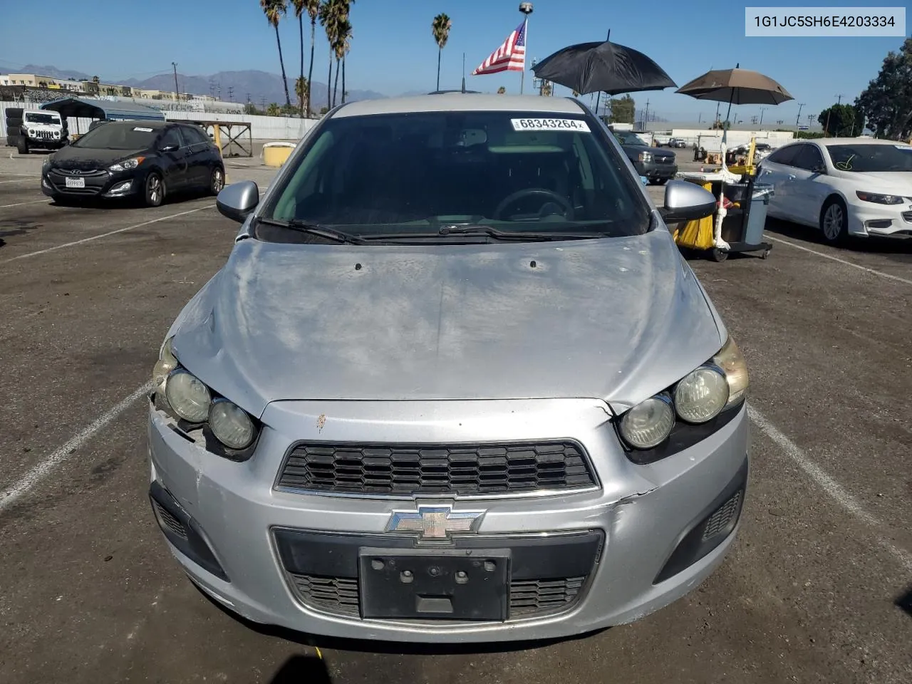 1G1JC5SH6E4203334 2014 Chevrolet Sonic Lt