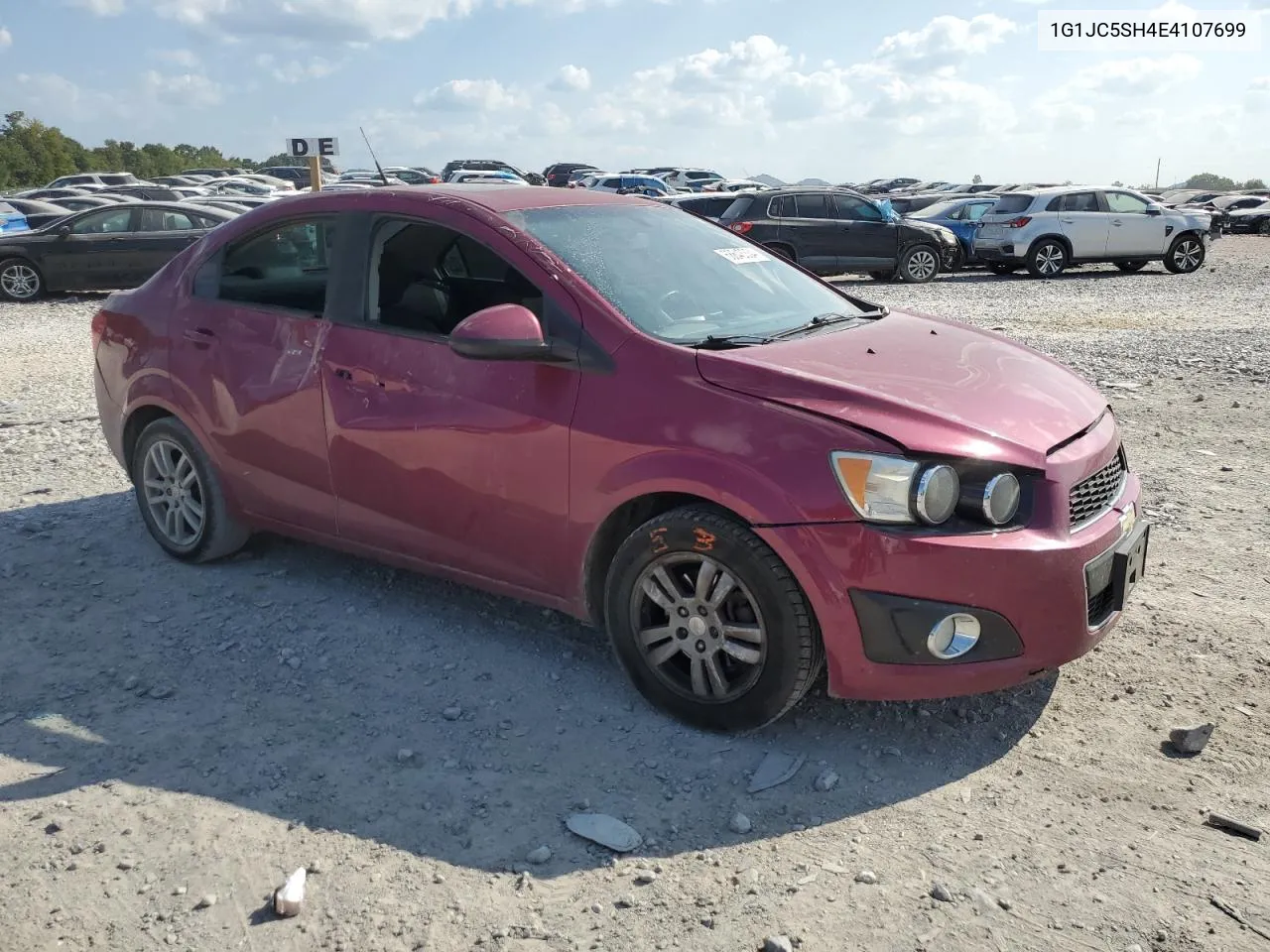 2014 Chevrolet Sonic Lt VIN: 1G1JC5SH4E4107699 Lot: 68643334