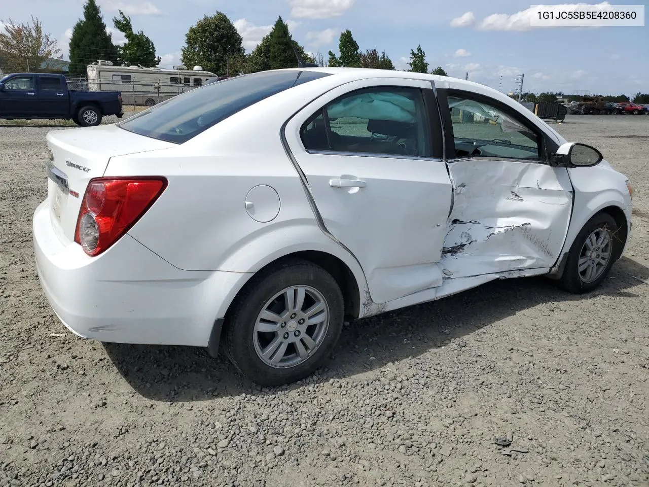 2014 Chevrolet Sonic Lt VIN: 1G1JC5SB5E4208360 Lot: 68763654