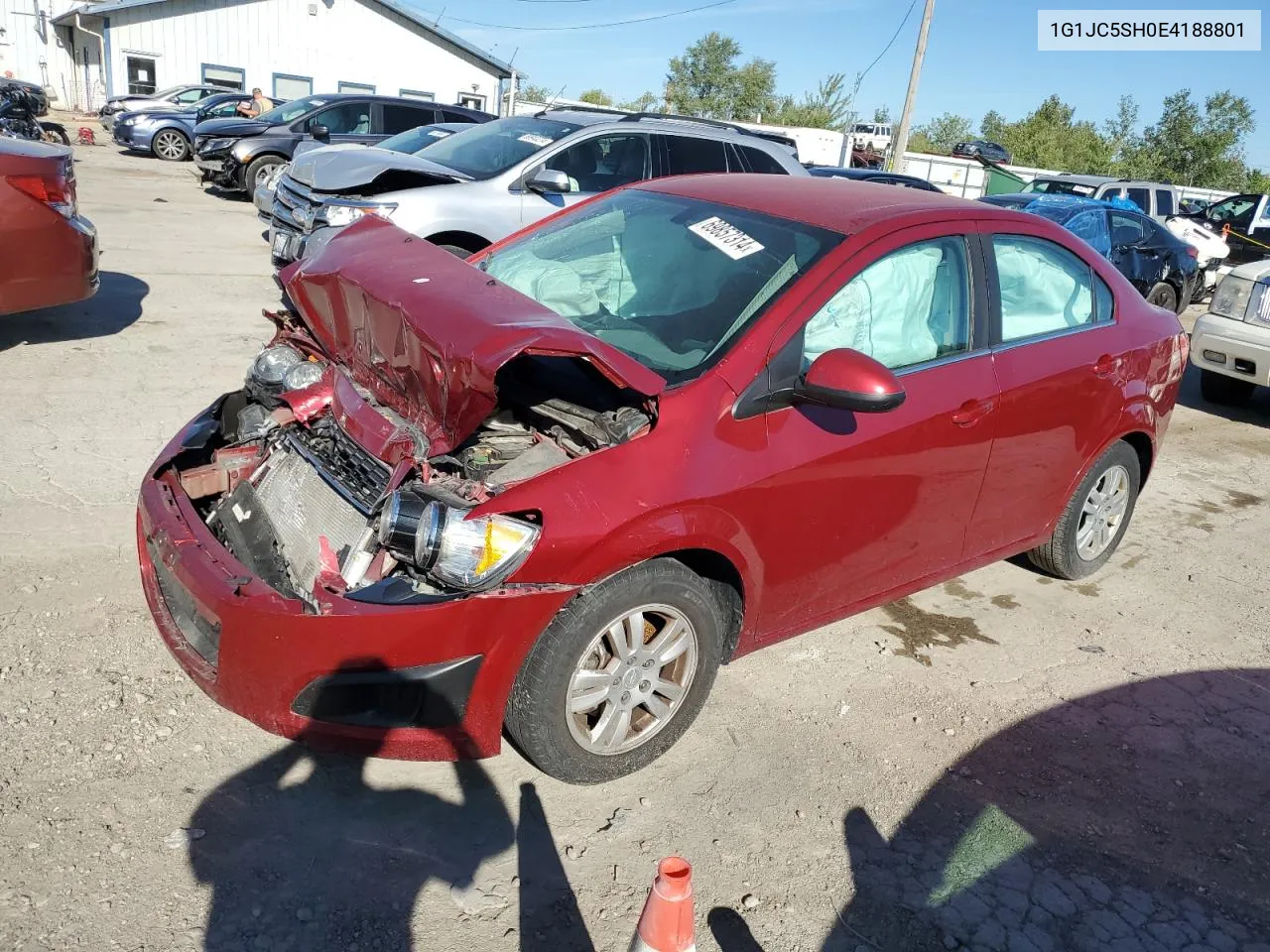 2014 Chevrolet Sonic Lt VIN: 1G1JC5SH0E4188801 Lot: 69857314