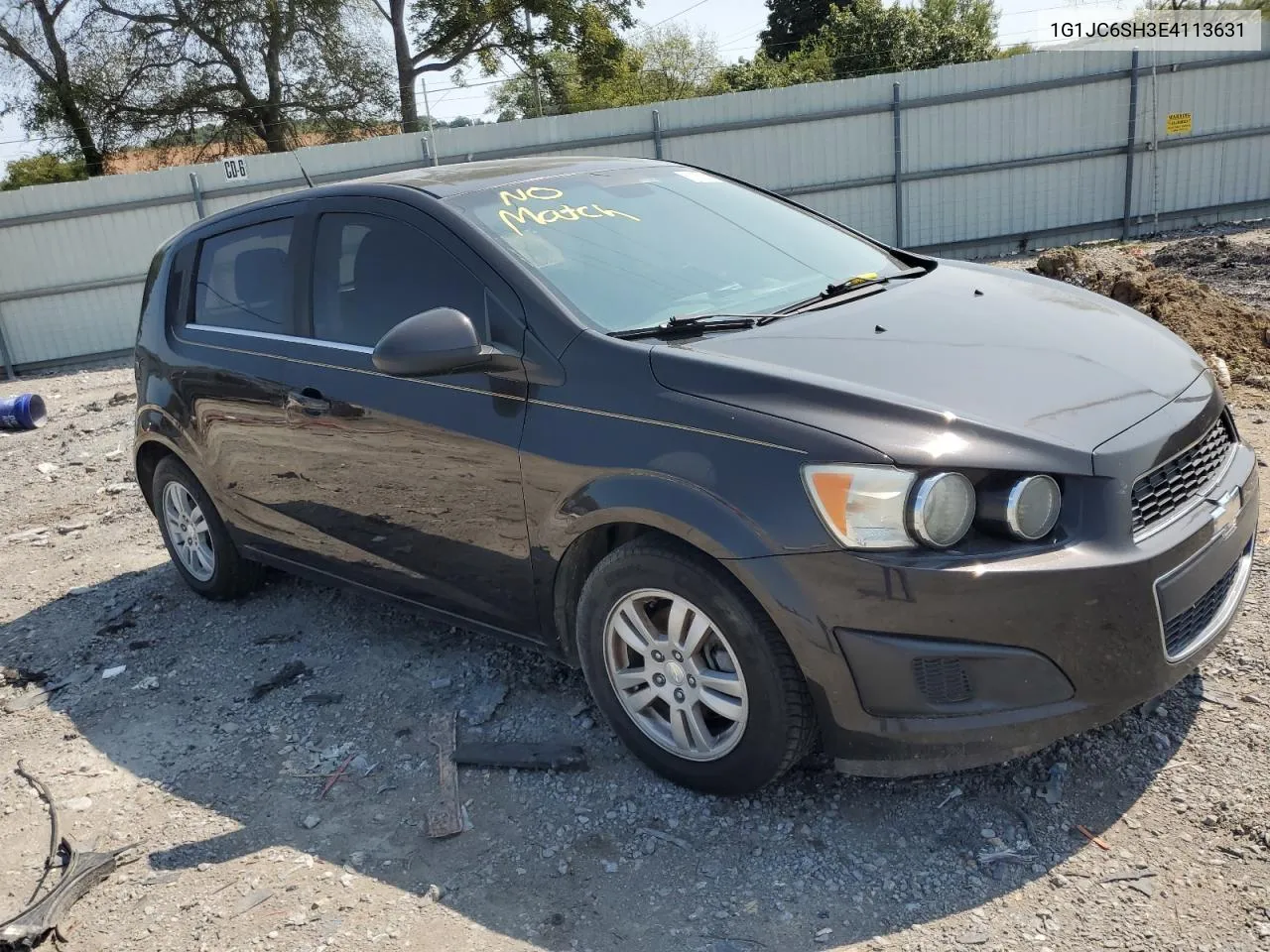 2014 Chevrolet Sonic Lt VIN: 1G1JC6SH3E4113631 Lot: 69890074