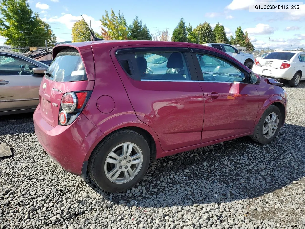 2014 Chevrolet Sonic Lt VIN: 1G1JC6SB4E4121295 Lot: 71602164