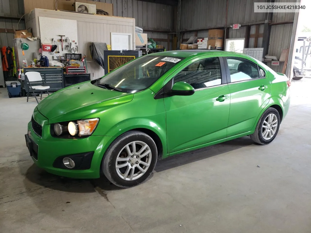 2014 Chevrolet Sonic Lt VIN: 1G1JC5SHXE4218340 Lot: 72230174