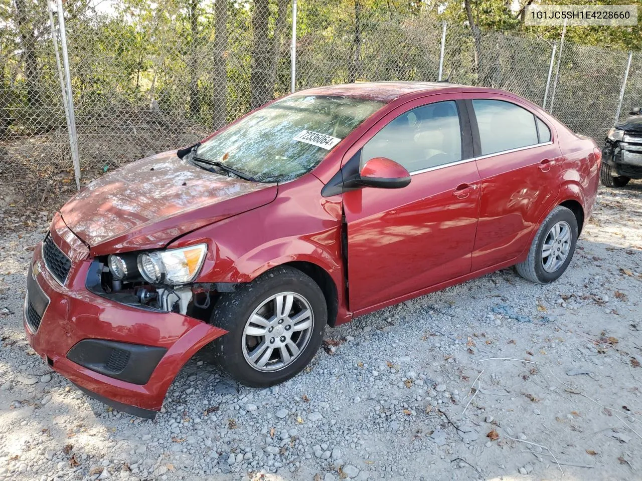 2014 Chevrolet Sonic Lt VIN: 1G1JC5SH1E4228660 Lot: 72336064