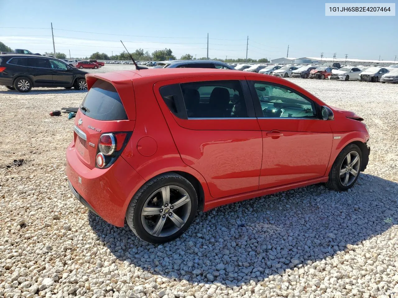 2014 Chevrolet Sonic Rs VIN: 1G1JH6SB2E4207464 Lot: 74608834