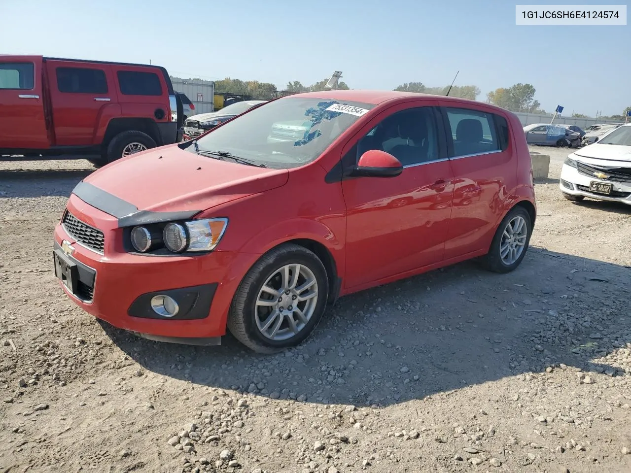 2014 Chevrolet Sonic Lt VIN: 1G1JC6SH6E4124574 Lot: 75331354