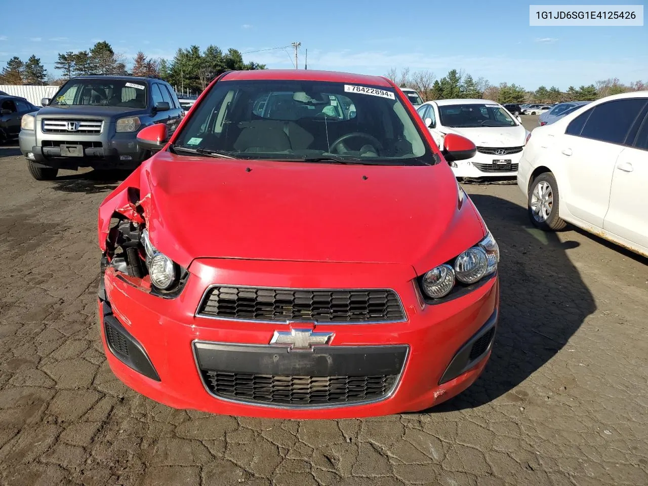 2014 Chevrolet Sonic Lt VIN: 1G1JD6SG1E4125426 Lot: 78422894