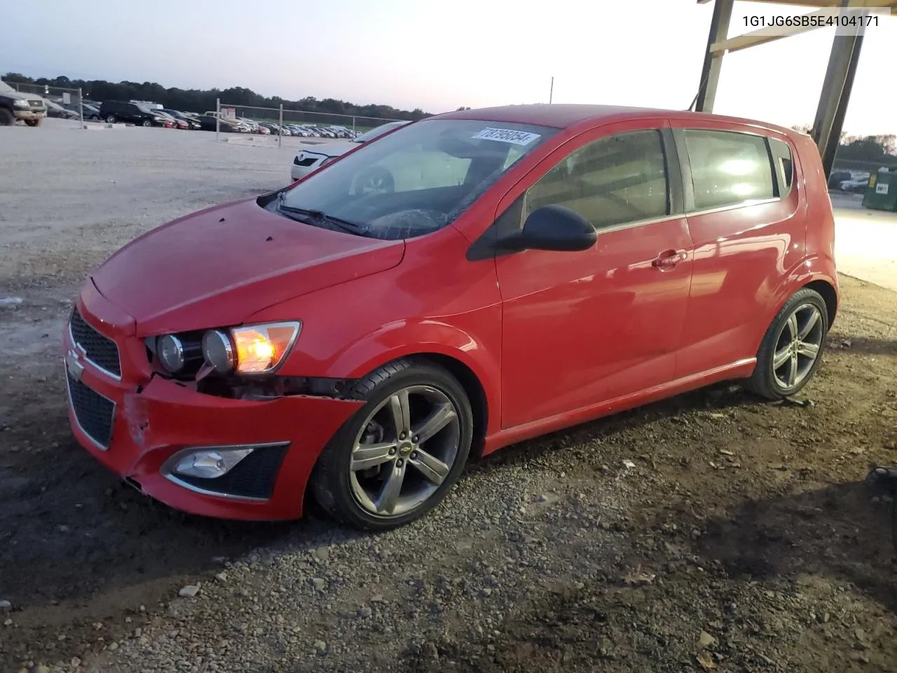 2014 Chevrolet Sonic Rs VIN: 1G1JG6SB5E4104171 Lot: 78795054