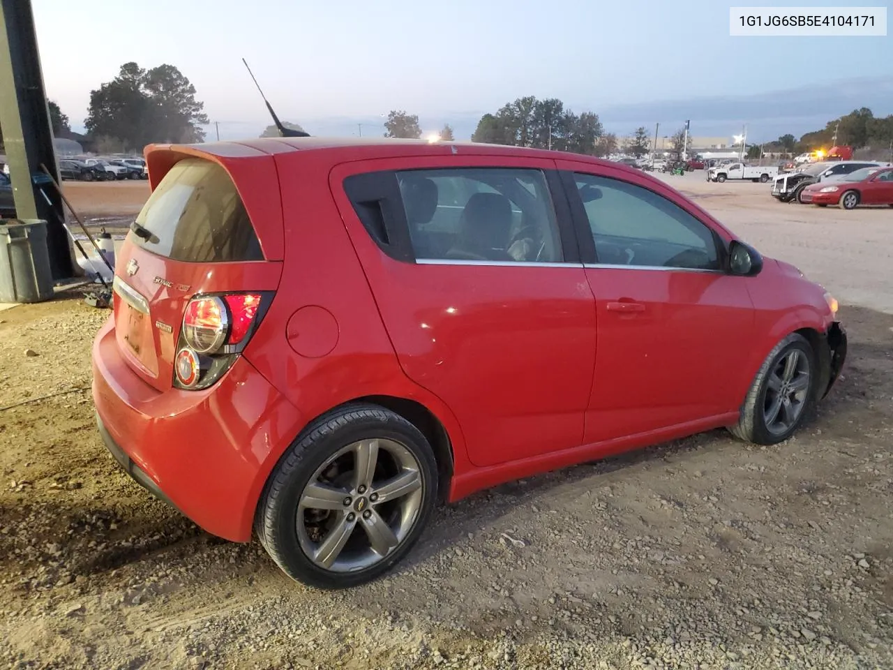 2014 Chevrolet Sonic Rs VIN: 1G1JG6SB5E4104171 Lot: 78795054